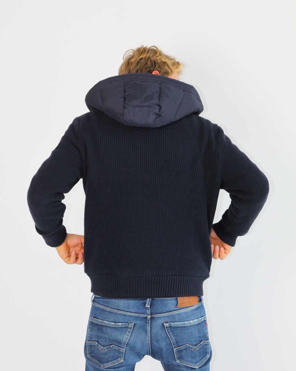 Auro Studios Cardigan — Navy