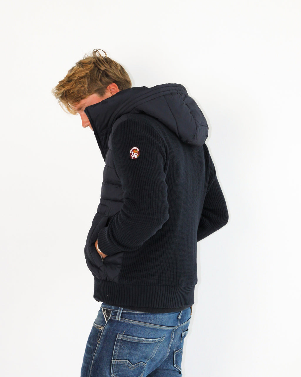 Auro Studios Cardigan — Navy