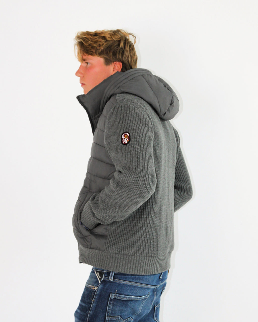 Auro Studios Cardigan — Grey